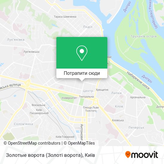 Карта Золотые ворота (Золоті ворота)