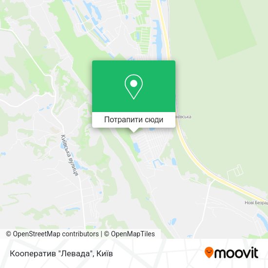 Карта Кооператив "Левада"