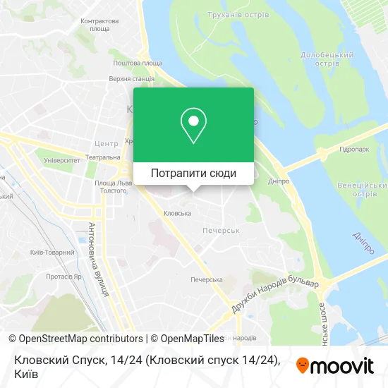 Карта Кловский Спуск, 14 / 24
