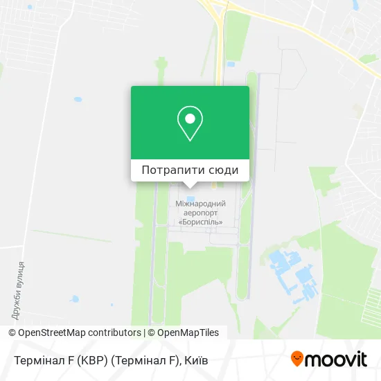 Карта Термінал F (KBP) (Термінал F)
