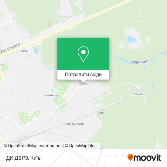 Карта ДК ДВРЗ