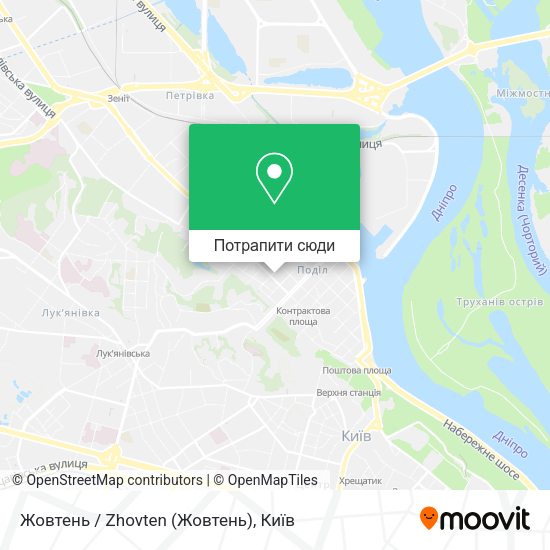 Карта Жовтень / Zhovten
