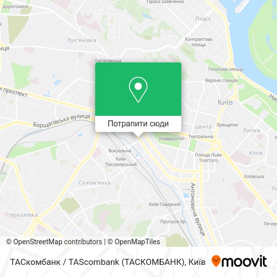Карта ТАСкомбанк / TAScombank (ТАСКОМБАНК)