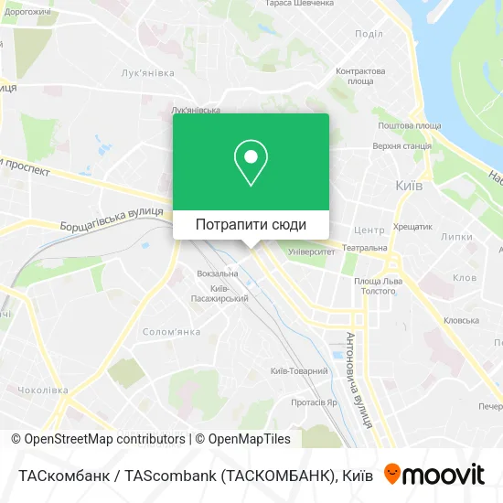 Карта ТАСкомбанк / TAScombank (ТАСКОМБАНК)
