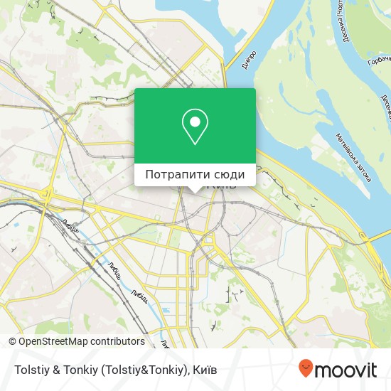 Карта Tolstiy & Tonkiy