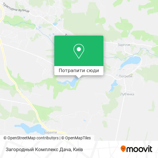Карта Загородный Комплекс Дача