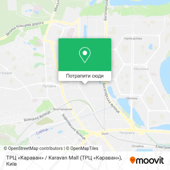 Карта ТРЦ «Караван» / Karavan Mall