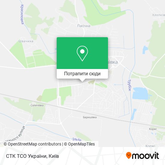 Карта СТК ТСО України