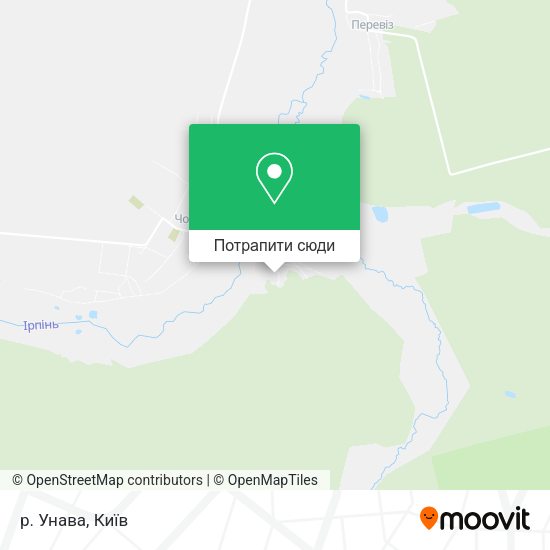 Карта р. Унава