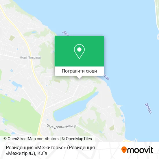 Карта Резиденция «Межигорье» (Резиденція «Межигір'я»)