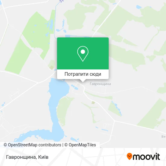 Карта Гавронщина