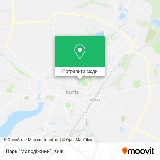 Карта Парк “Молодіжний”