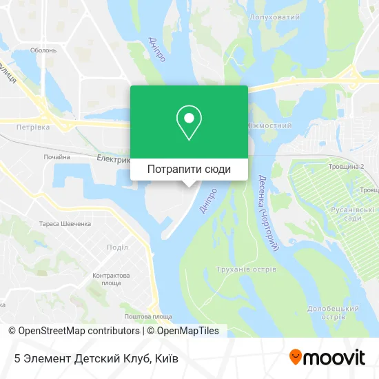 Карта 5 Элемент Детский Клуб