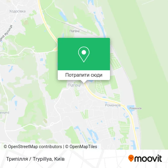 Карта Трипілля / Trypillya