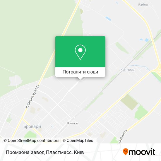 Карта Промзона завод Пластмасс