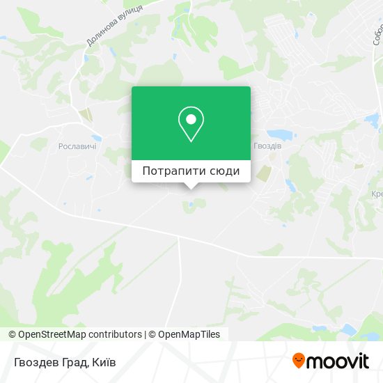 Карта Гвоздев Град