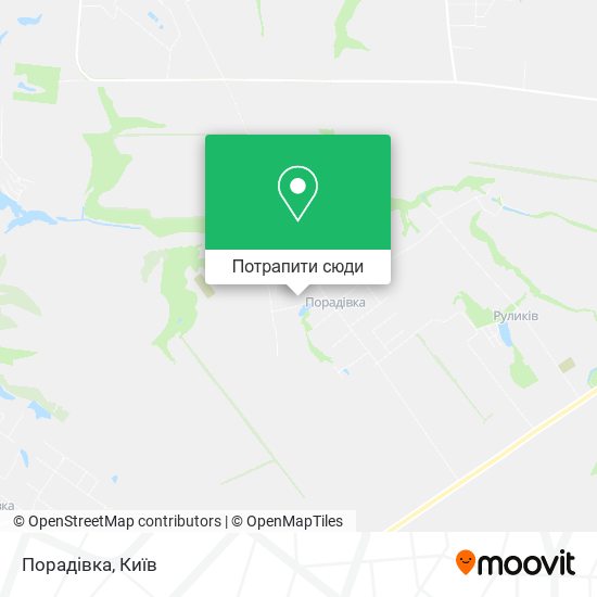 Карта Порадівка