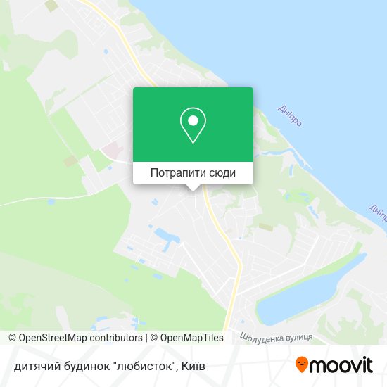 Карта дитячий будинок "любисток"