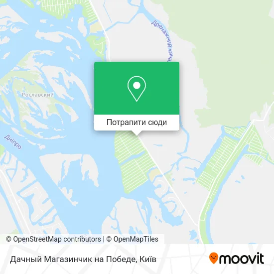 Карта Дачный Магазинчик на Победе