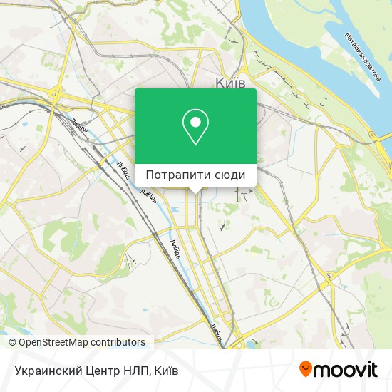 Карта Украинский Центр НЛП