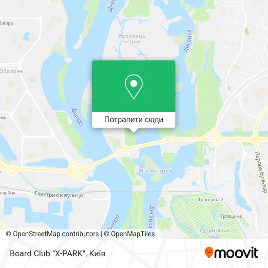 Карта Board Club "X-PARK"