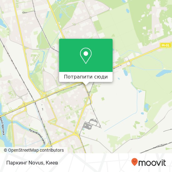 Карта Паркинг Novus