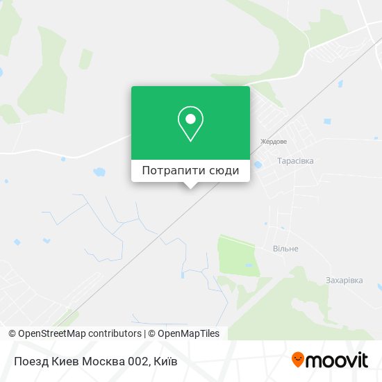 Карта Поезд Киев Москва 002