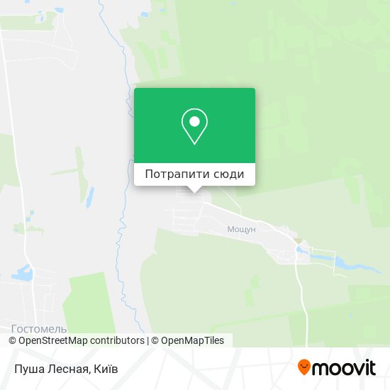 Карта Пуша Лесная