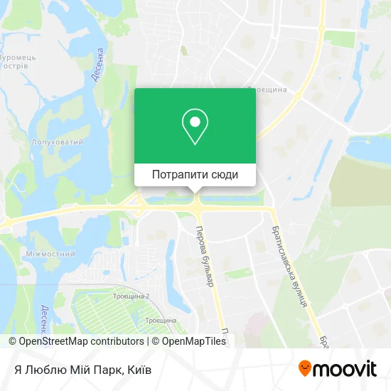 Карта Я Люблю Мій Парк