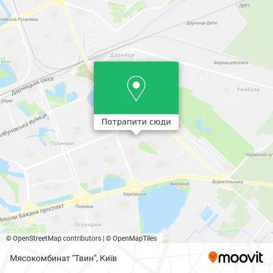 Карта Мясокомбинат "Твин"