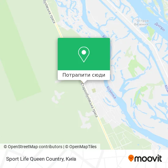 Карта Sport Life Queen Country