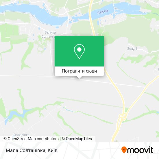 Карта Мала Солтанівка