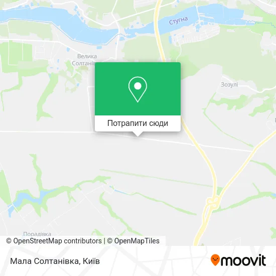 Карта Мала Солтанівка