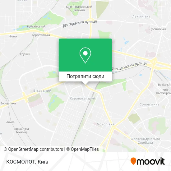Карта КОСМОЛОТ