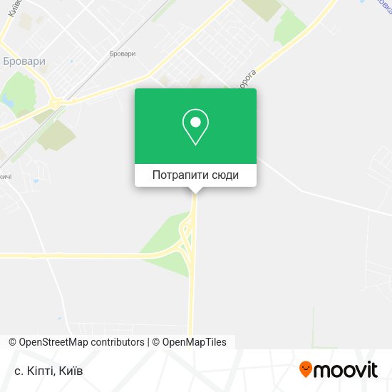 Карта с. Кіпті