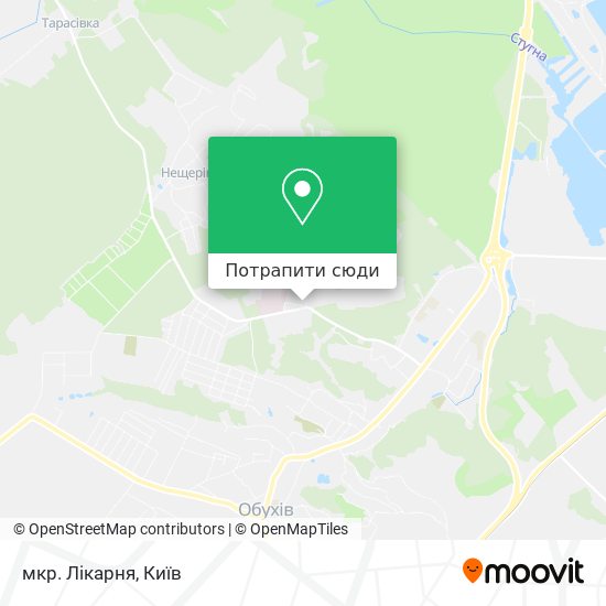 Карта мкр. Лікарня