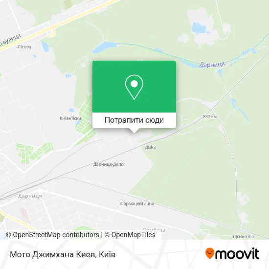 Карта Мото Джимхана Киев