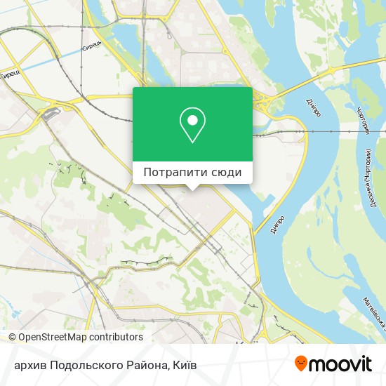Карта архив Подольского Района