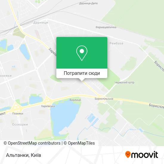 Карта Альтанки