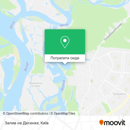 Карта Залив на Десенке