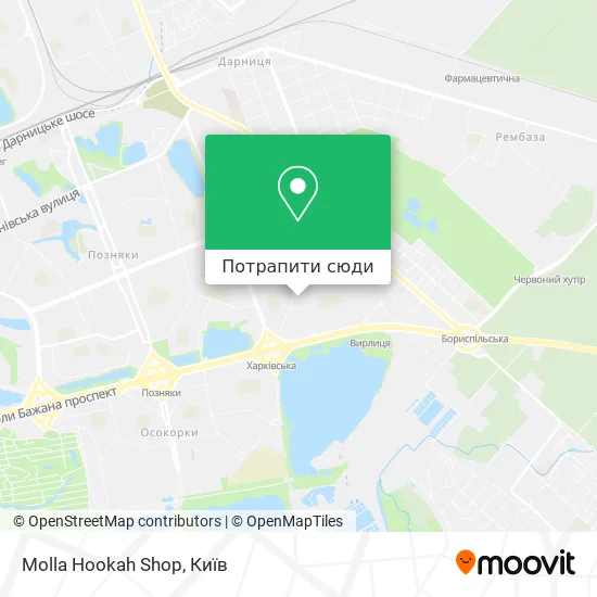 Карта Molla Hookah Shop