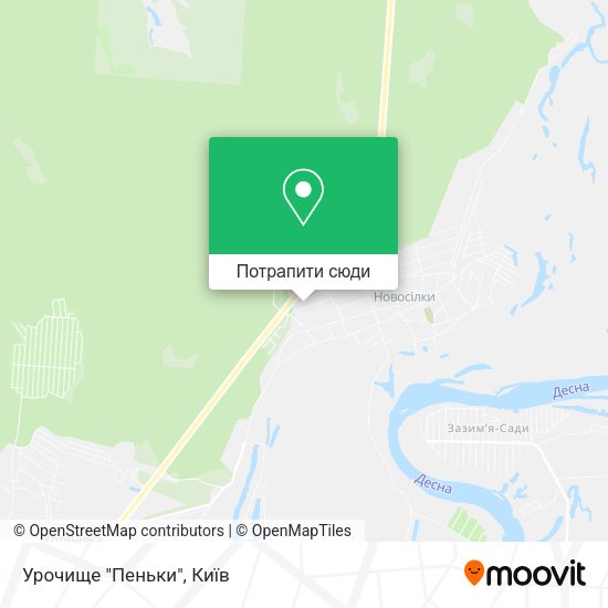 Карта Урочище "Пеньки"