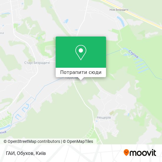 Карта ГАИ, Обухов
