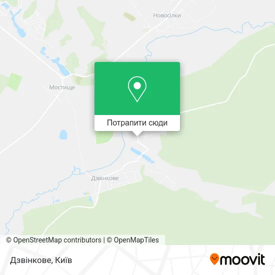 Карта Дзвінкове