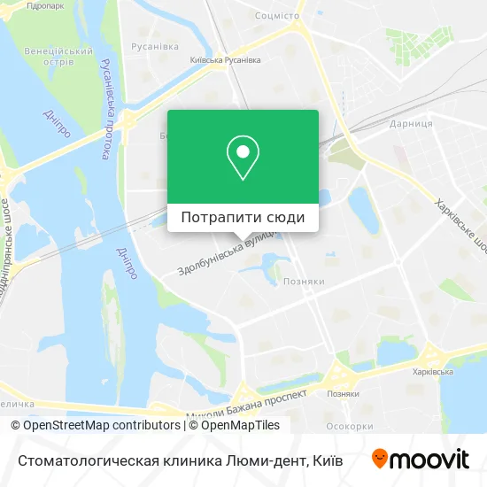 Карта Стоматологическая клиника  Люми-дент