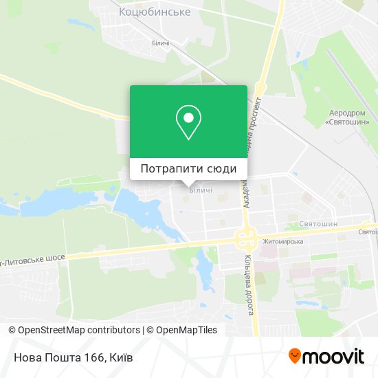 Карта Нова Пошта 166