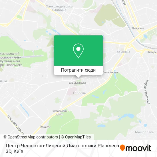 Карта Центр Челюстно-Лицевой Диагностики Planmeca 3D