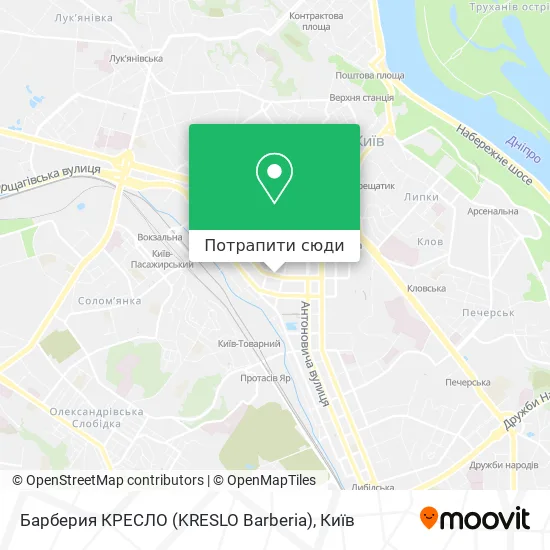 Карта Барберия КРЕСЛО (KRESLO Barberia)