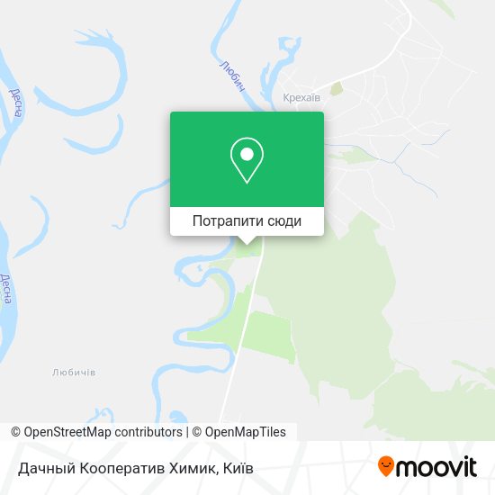 Карта Дачный Кооператив Химик