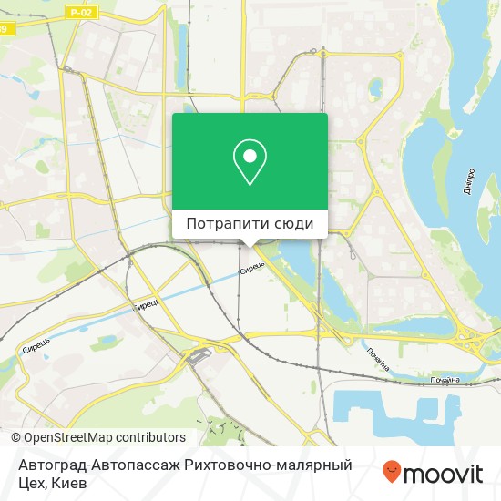 Карта Автоград-Автопассаж Рихтовочно-малярный Цех